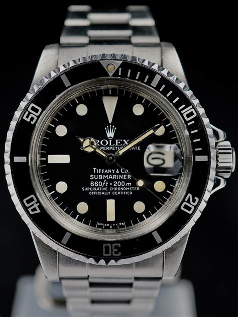 rolex submariner tiffany & co|rolex submariner 1680 tiffany.